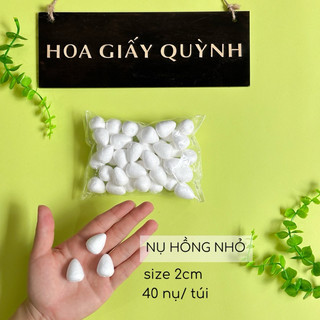 NỤ HỒNG XỐP làm hoa