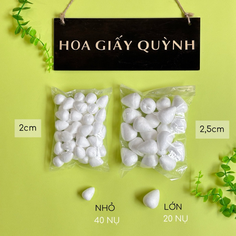 NỤ HỒNG XỐP làm hoa