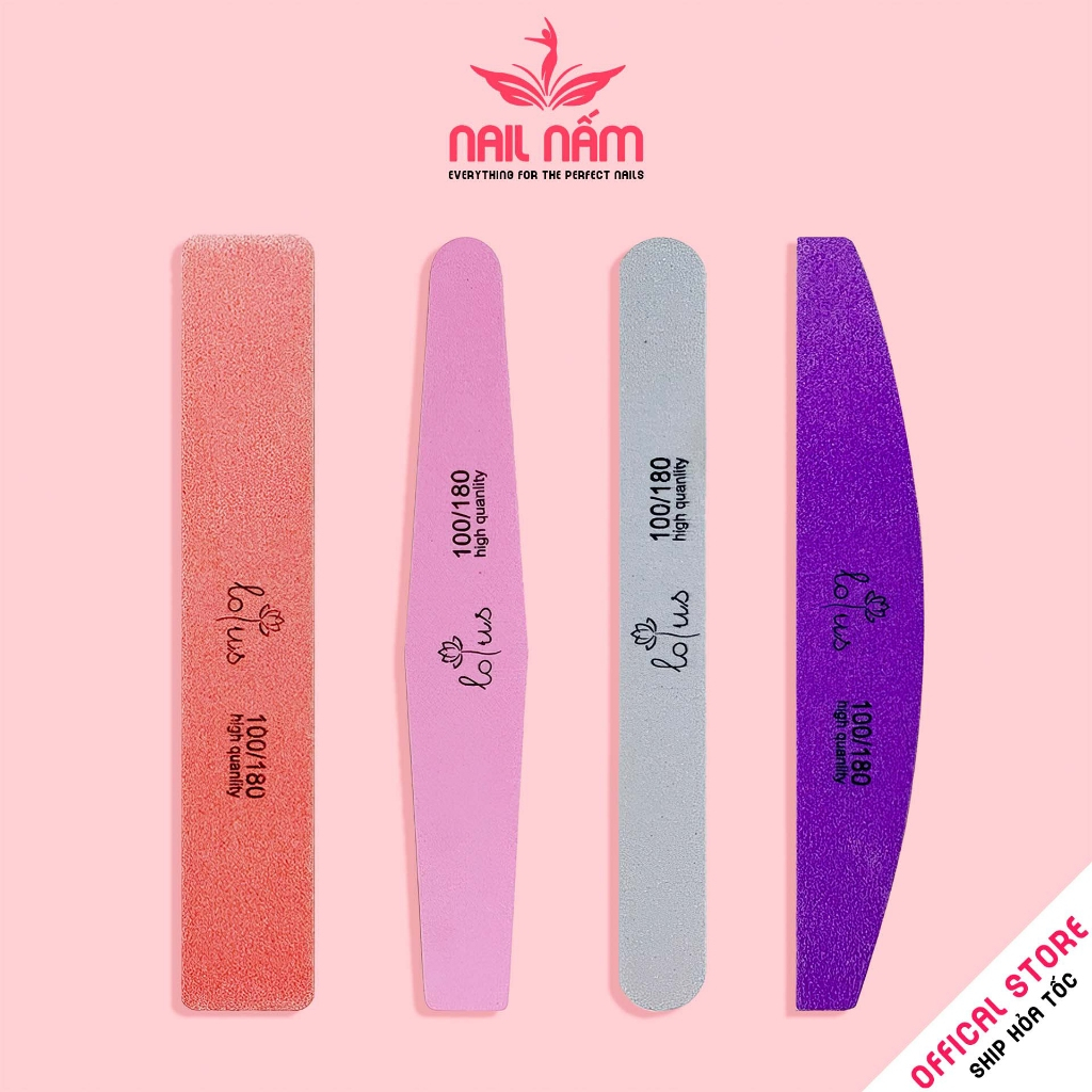 Combo 3 Phao dũa móng, buffer móng mịn LOIUS nhiều kiểu dáng