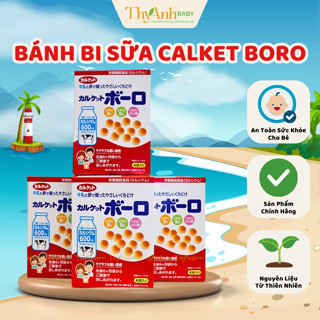 Bánh Bi Men Sữa Calket Boro Nhật Cho Bé Ăn Dặm 8m+