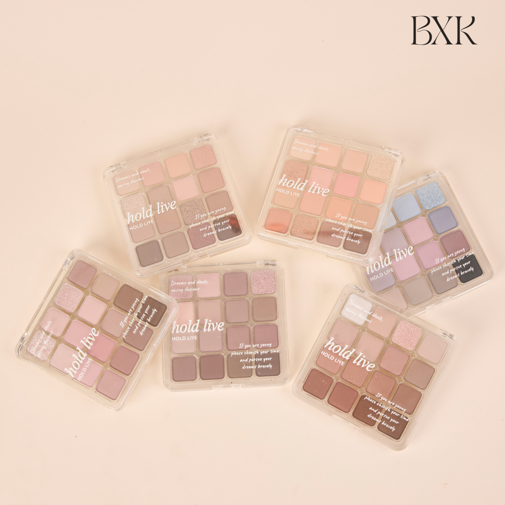 Bảng phấn mắt 16 ô HOLD LIVE trang điểm mắt nhũ mịn lì lâu trôi