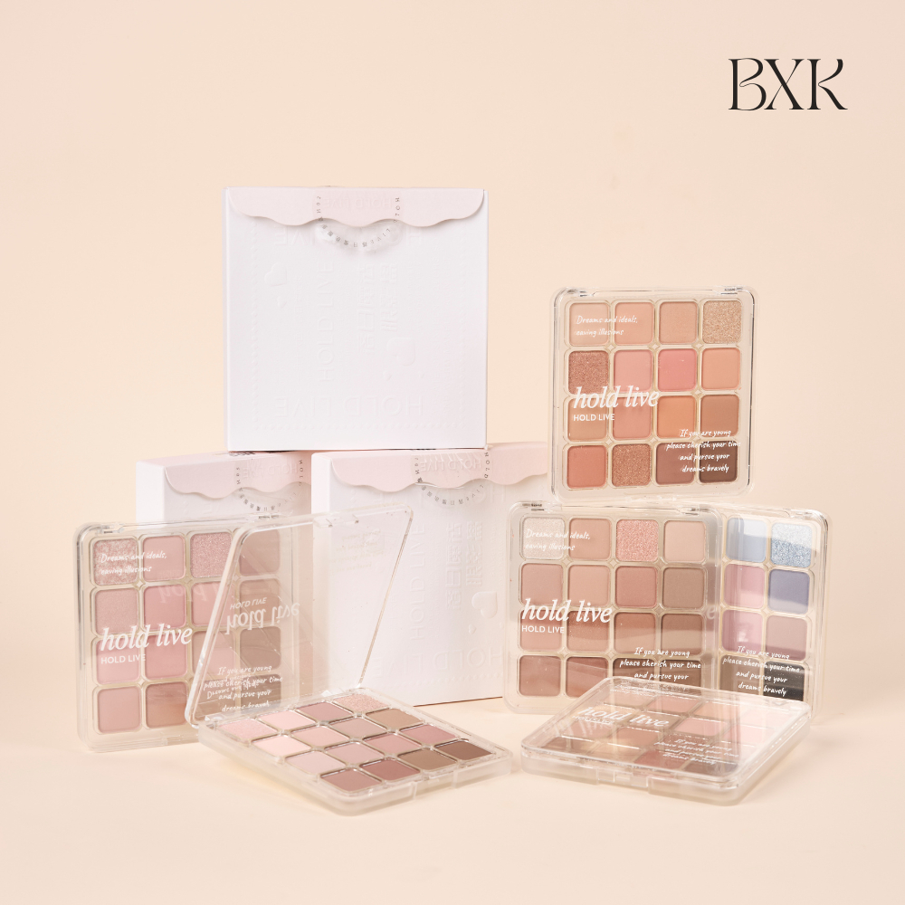 Bảng phấn mắt 16 ô HOLD LIVE trang điểm mắt nhũ mịn lì lâu trôi