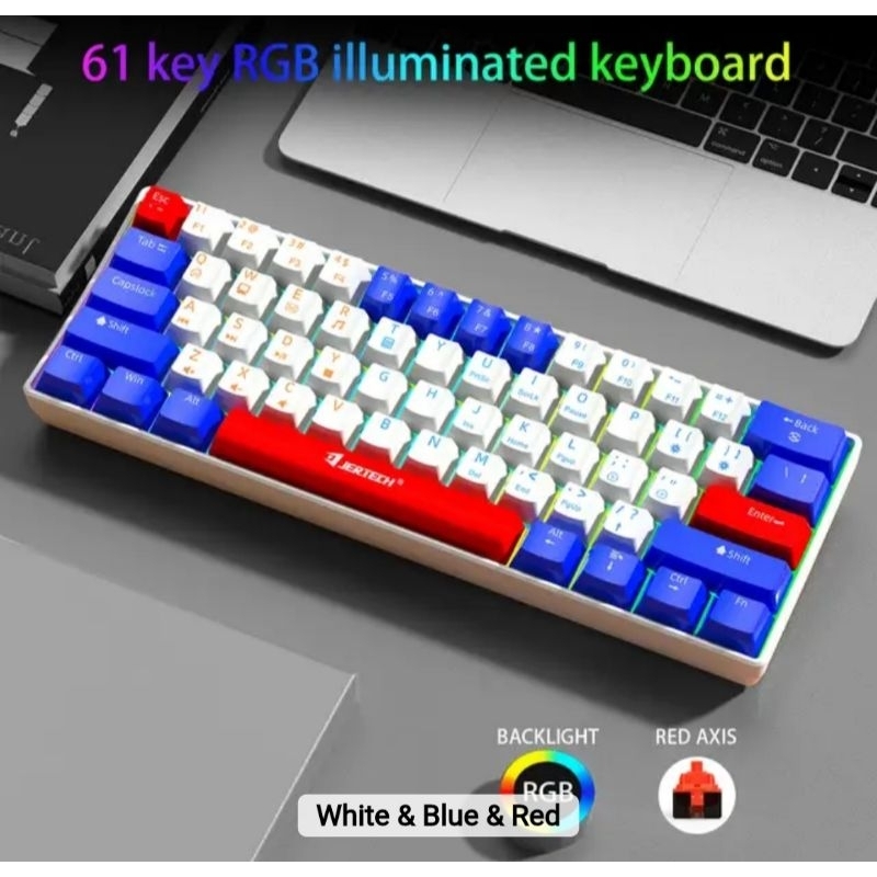 Bàn phím cơ Gaming TEKKIN JK540 Full LED - Bàn Phím Cao Cấp Dành Cho Game Thủ Văn Phòng