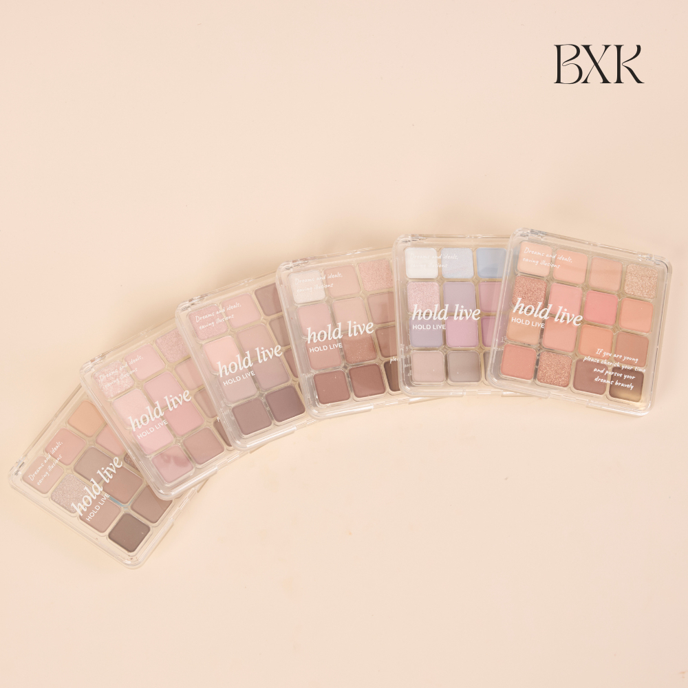 Bảng phấn mắt 16 ô HOLD LIVE trang điểm mắt nhũ mịn lì lâu trôi