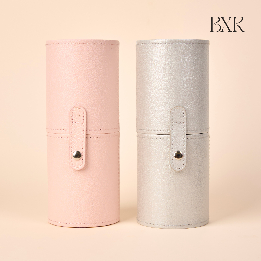 Hộp Đựng Cọ Trang Điểm Cốc Đựng Cọ Trang Điểm Chất Liệu Da PU An Toàn Đa Năng Tiện Lợi BXK COSMETICS