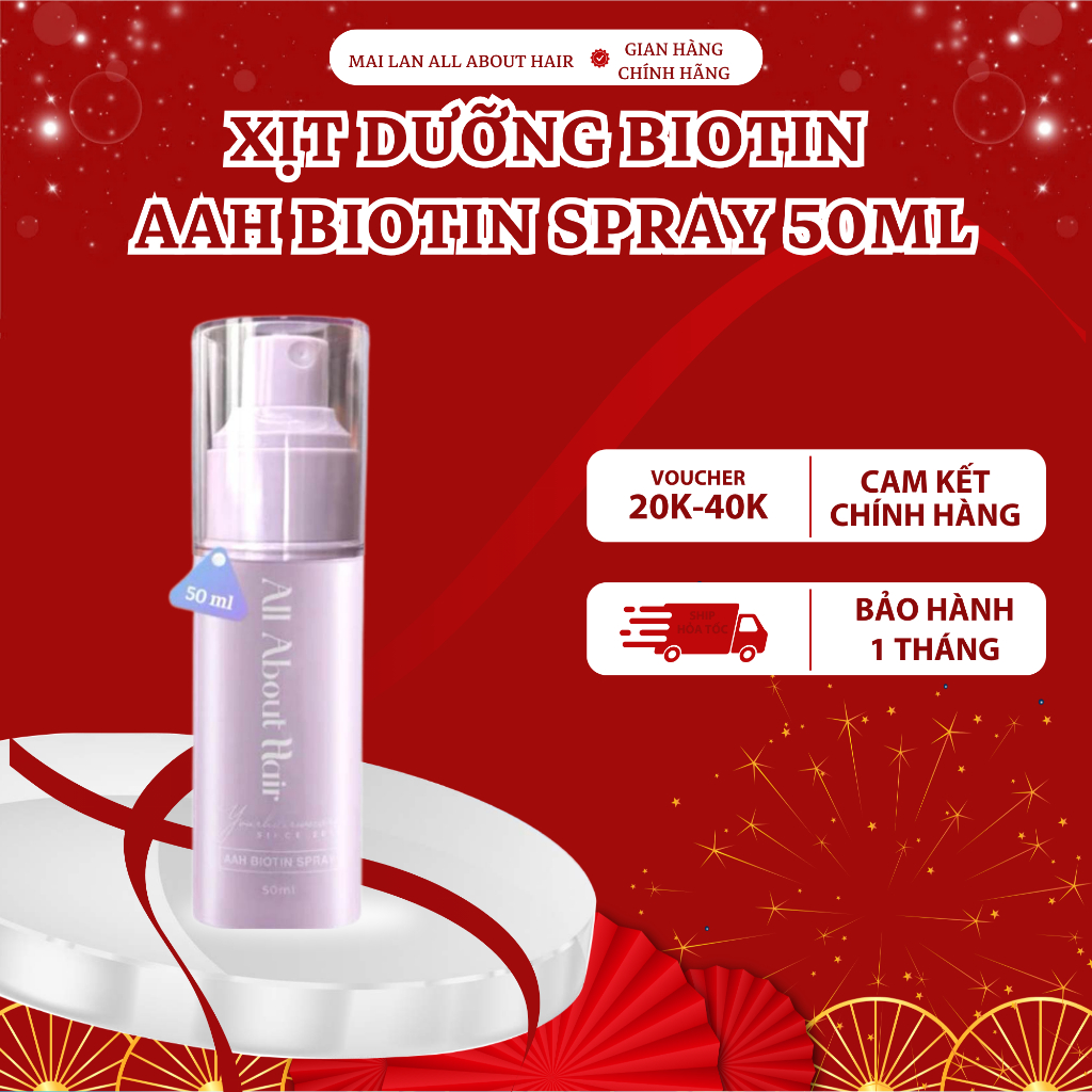 Xịt Dưỡng Tóc Biotin All About Hair 50ML