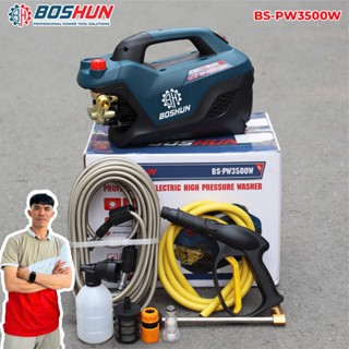 Máy rửa xe chỉnh áp BOSHUN BS-PW3500W, Công suất 3500W, Dây Đồng 100%, Có Chống Giật