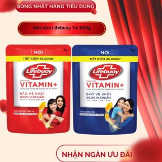 Sữa Tắm Lifebuoy Túi Sạch Khuẩn 800G