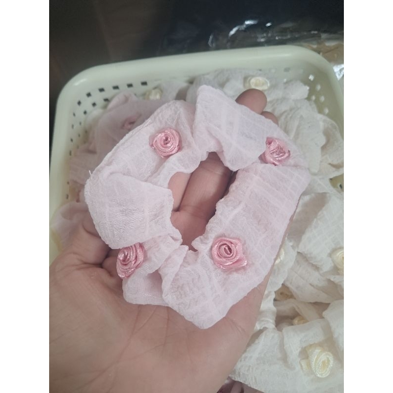 Dây cột tóc bóng,đính charm nhiều mẫu xinh cho nữ