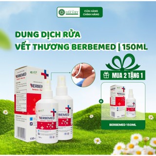 Dung dịch sát khuẩn vết thương nano bạc Berbemed 150ml - Xịt kháng khuẩn, sát trùng vết thương