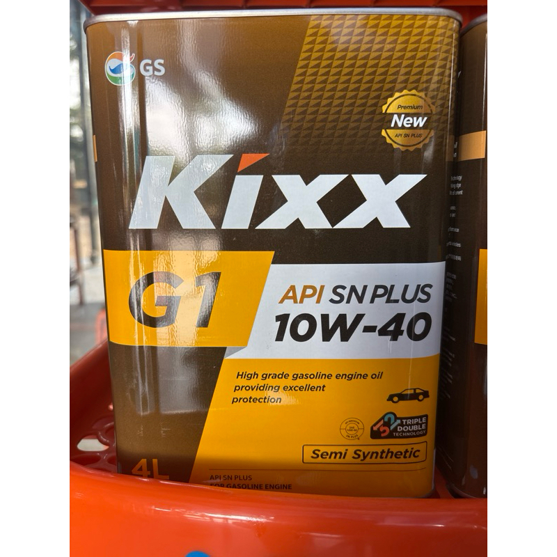 dầu kixx 10w40 Snplus can 4lit