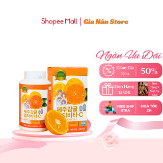  Viên Ngậm Vitamin C Jeju Hàn Quốc Lọ 334 Viên x 1500Mg Giúp Tăng Cường Hệ Miễn Dịch 
