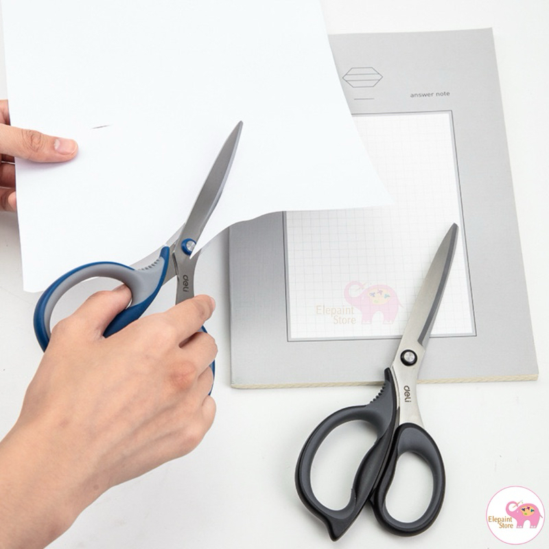 Kéo cắt giấy Deli 77760