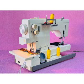 MÁY MAY HAI ĐẦU JANOME NHẬT BẢN ( đầu trước may - đầu sau vắt sổ thật)