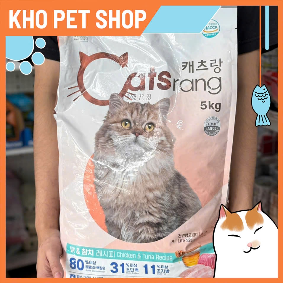 Thức ăn cho mèo Catsrang bao 5kg