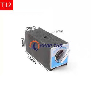 Đế từ nam châm có công tắc STO:  T6,T8, T10, T12 từ tính cao