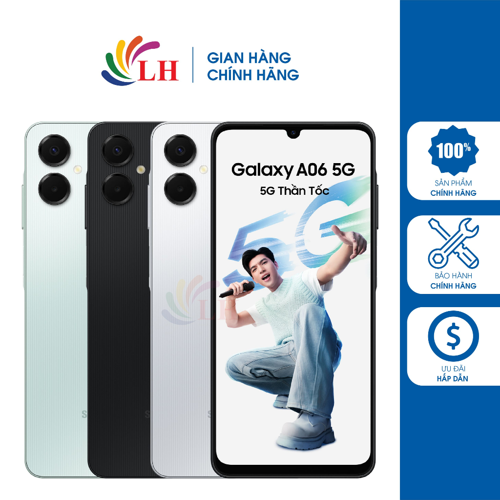 Điện thoại Samsung Galaxy A06 5G (4GB/128GB) - Hàng chính hãng