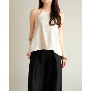( Ảnh shop chụp ) Áo yếm linen ( Yen top ) Made by Mow studio