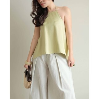 ( Ảnh shop chụp ) Áo yếm linen ( Yen top ) Made by Mow studio
