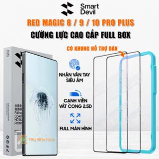 Kính cường lực Nubia Redmagic 8 Pro / 9 Pro / 10 Pro Plus / Z60 Ultra full màn hình viền đen siêu mỏng hãng Smart Devil