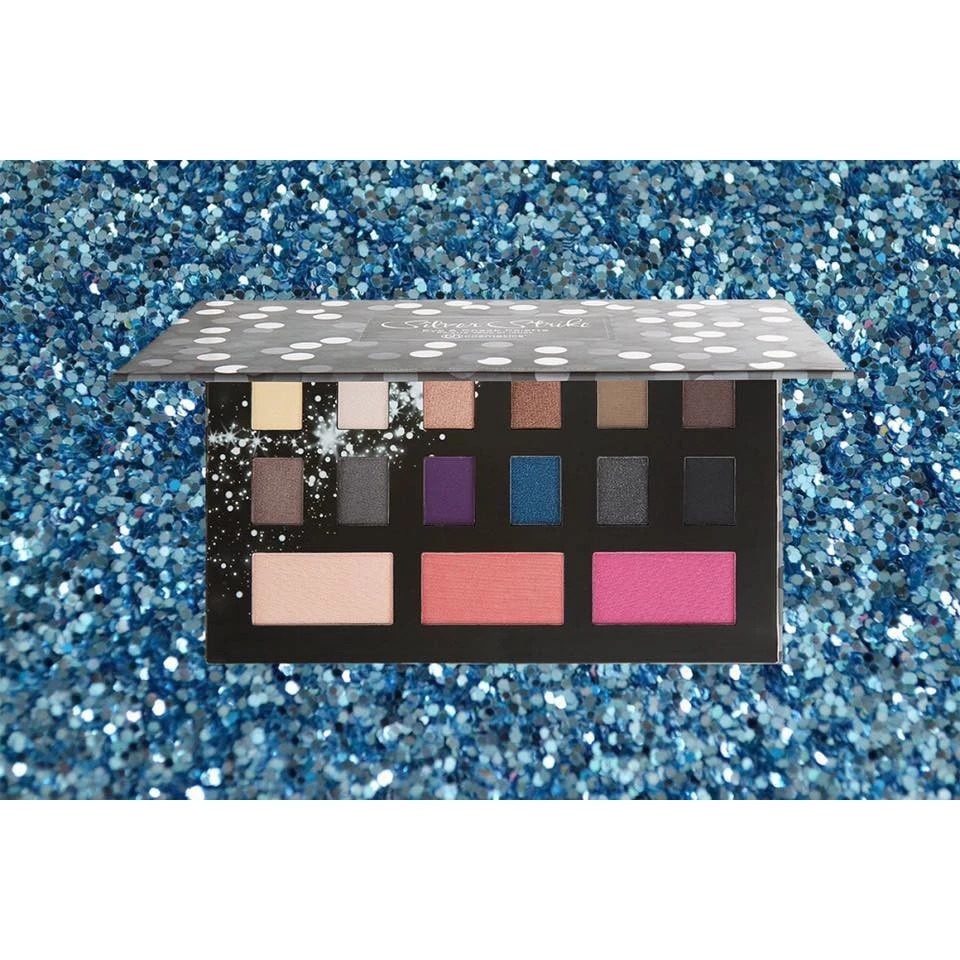Bảng Mắt Má BH Cosmetics Silver Strike – Tông Trắng Băng Lạnh Sang Chảnh