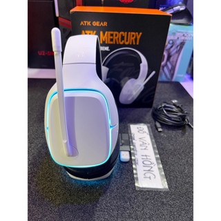 [Chình hãng 12 tháng] Tai nghe không dây gaming ATK Mercury M1 | 3 mode | Dây | Bluetooth | 2.4Ghz
