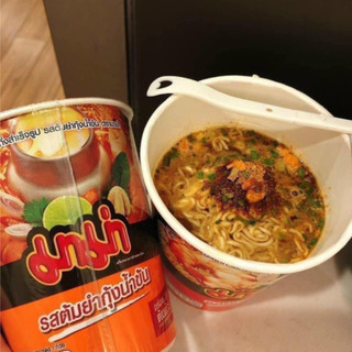 [Lốc 6 ly] Mỳ ly Tomyum Mama 60gr, Mì Ly Thái Lan Mama Chua Cay Sốt Tomyum Thơm Ngon