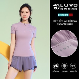 Bộ tập thể thao nữ [Louro S6N] đồ tập gym yoga cao cấp, tập pickleball, thể thao, thể dục, chạy bộ