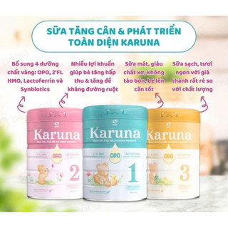 sữa Karuna số 1-2-3 nhập khẩu nguyên lon từ New Zealand