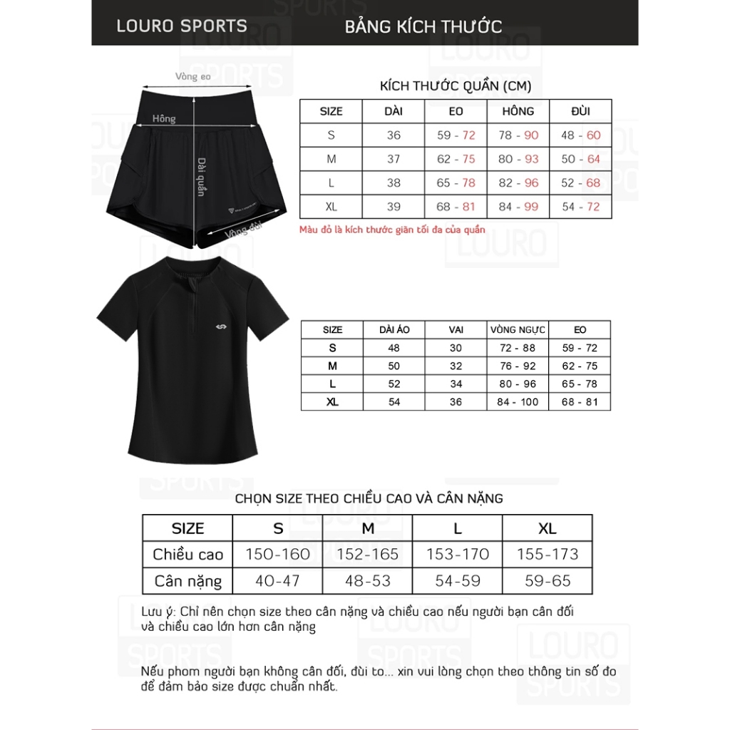 Bộ tập thể thao nữ [Louro S6N] đồ tập gym yoga cao cấp, tập pickleball, thể thao, thể dục, chạy bộ | BigBuy360 - bigbuy360.vn