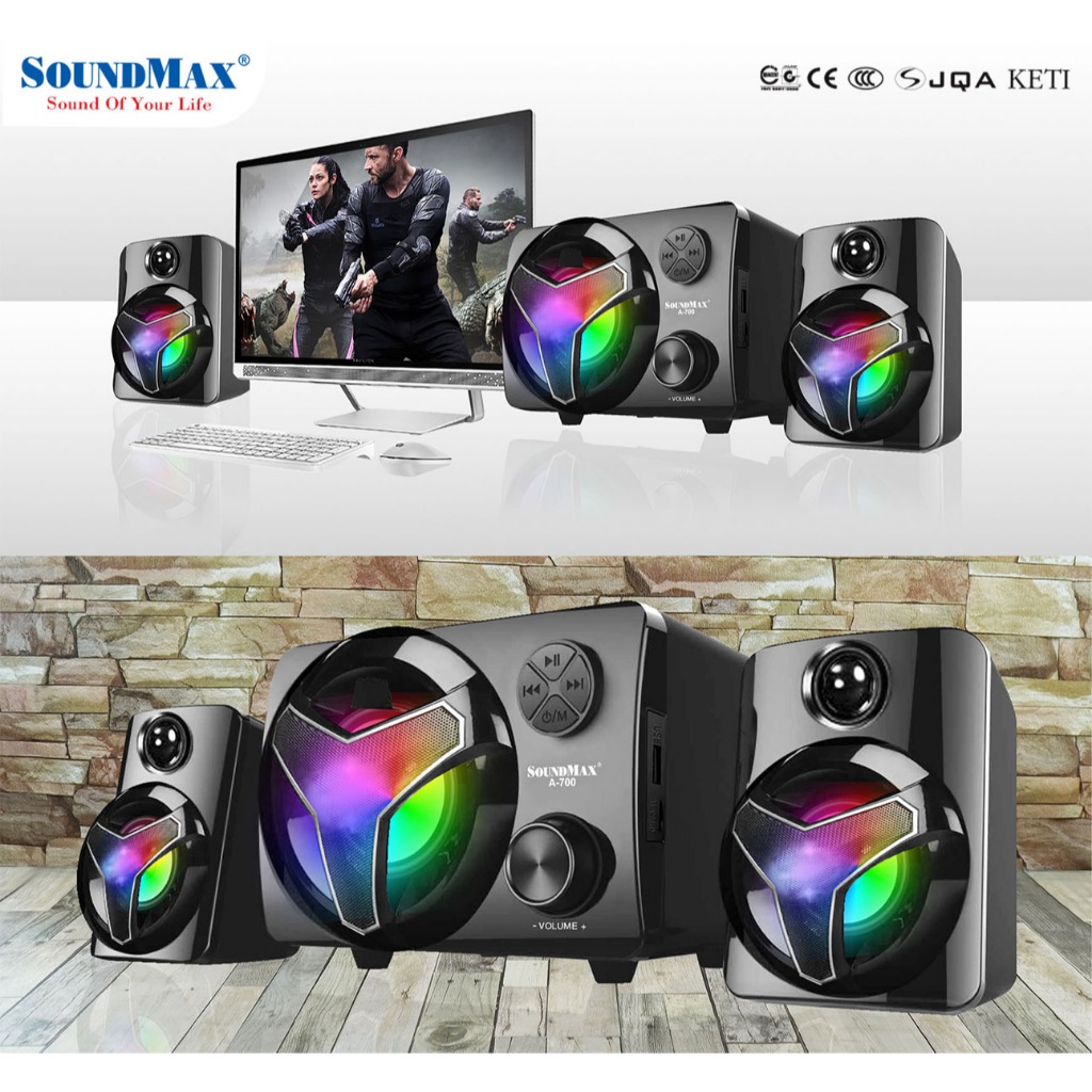Loa Máy Tính SoundMax A-700 Hàng Chính Hãng Nghe Nhạc Xem Phim Chơi Game