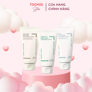  Sữa Rửa Mặt Innisfree Green Tea Hydrating Amino Acid - Bija Trouble - Volcanic Pore BHA Cleansing Foam 150g 