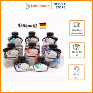 Mực Pelikan 4001 Đức (lọ 62,5ml), mực nhanh khô, không phai, bay mầu, mực bút máy luyện chữ đẹp.