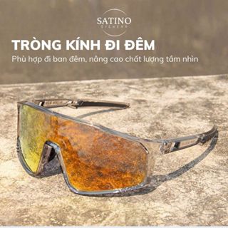  Mắt kính đi đêm ngày SATINO kính râm chống uv chói đèn xe chống cát bụi hơi nước bảo vệ mắt lái xe an toàn F1 
