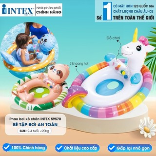 Phao bơi hình thú xỏ chân intex 59570 - giao hình ngẫu nhiên