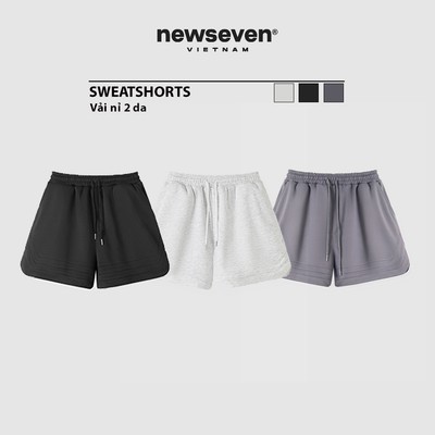 Quần Short Đùi Nỉ 2 Da NEWSEVEN SWEATSHORTS NQS.488