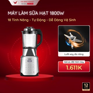 Máy làm sữa hạt Kaw Z-1000, Công suất 1800W, 17 Chức Năng, Dung Tích 1.75L