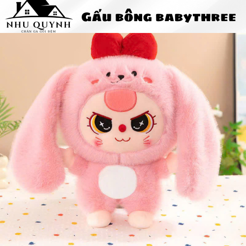 Gấu nhồi bông - Gấu bông - hồ ly baby three hàng nhập khẩu cao cấp kích thươc 30cm 40cm 60cm 80cm