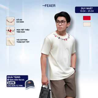 Áo thun cổ tròn Joker tay ngắn, vải Cotton thoáng mát, chuẩn form, họa tiết thêu cổ trò chơi mùa tết mới