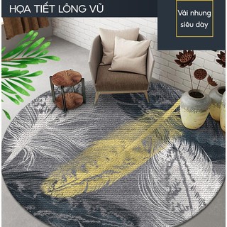  Thảm tròn MÂY STORE decor trang trí nhà cửa kích thước 1m 