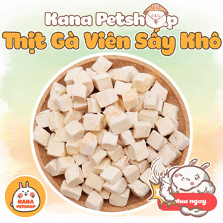  Gà Sấy Khô 🐹 FreeShip 🐹 Gà Viên Sấy Lạnh Thức Ăn Dặm Hamster Nhím Đồ Ăn Tiện Lợi Cho Chó Mèo ..... 
