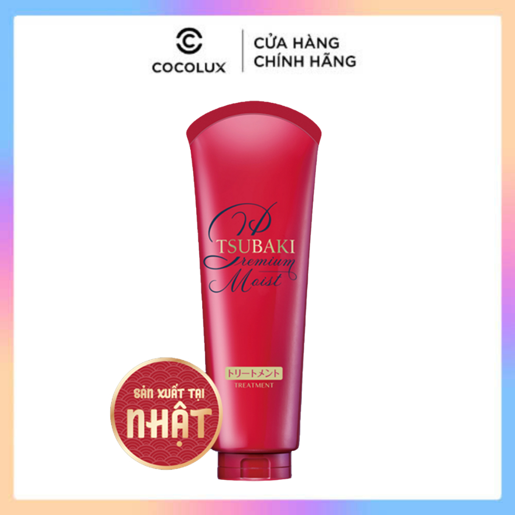 Kem Xả Dưỡng Tóc Bóng Mượt Tsubaki Premium Moist Treatment 180g Cocoshop