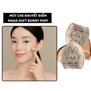 Mút trang điểm ngón tay mini cao cấp MAGA che khuyết điểm quầng thâm/ bắt sáng/ tạo khối (nhạt)