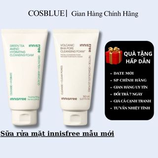 Sữa Rửa Mặt Innisfree, Trà Xanh, Than Tro Innisfree Green Tea Foam Cleanser 150ml