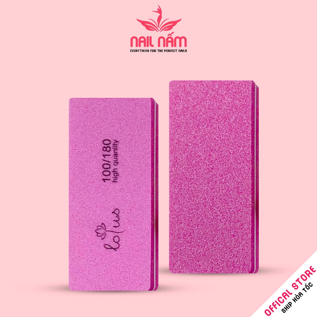 Combo 5 phao vuông móng LOIUS độ nhám 100/180