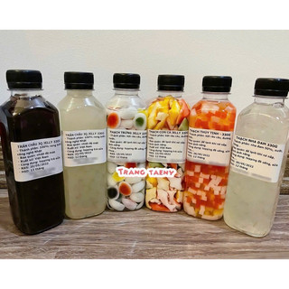 Topping 330g (Trân châu 3Q, Thạch Nha đam, Dừa, Thuỷ tinh, Cá, Trứng, Tim, Bi, Kim cương)