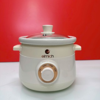Nồi nấu chậm 2 lít Elmich SCE 8525 - 3 chế độ nấu cài sẵn, an toàn chuyên gia nấu cháo, hầm ninh,...