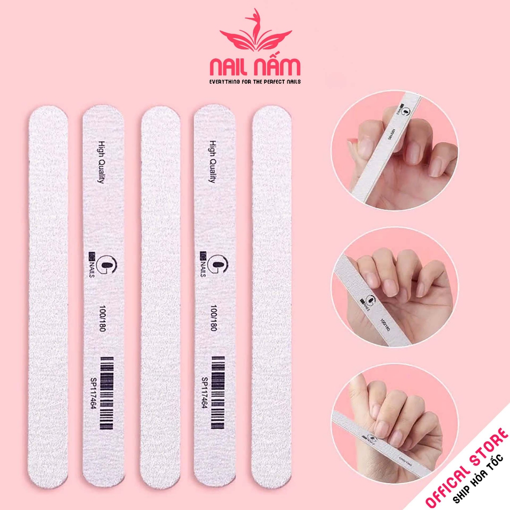 Combo 5 dũa mỏng TG độ nhám 100/180