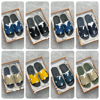 Dép lê quai da trơn  thời trang cao cấp hot nhất hiện nay có hộp