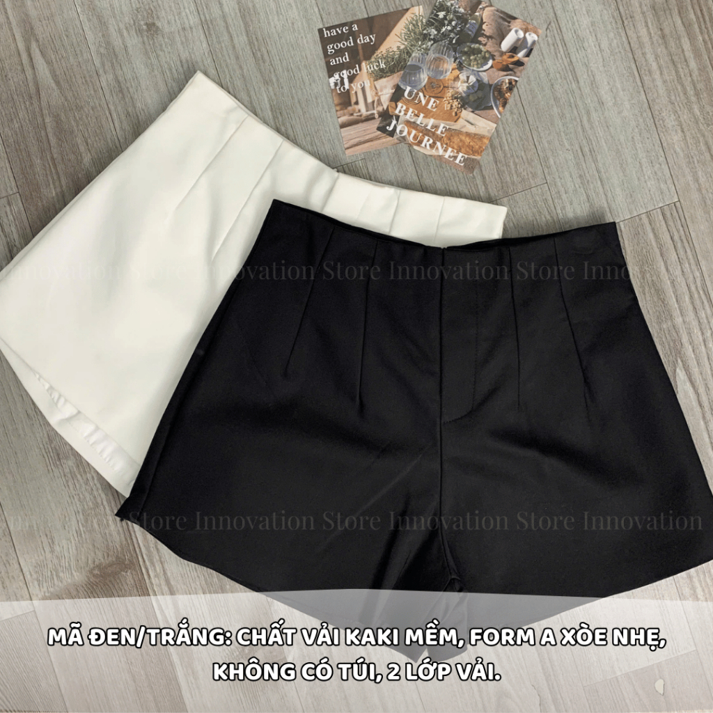 Quần Short Đùi 2 Lớp BIG SIZE Cạp Siêu Cao, Sooc Nữ Ngắn Vải Kaki Giãn Chuẩn Form Loại 1 TA-95 | BigBuy360 - bigbuy360.vn